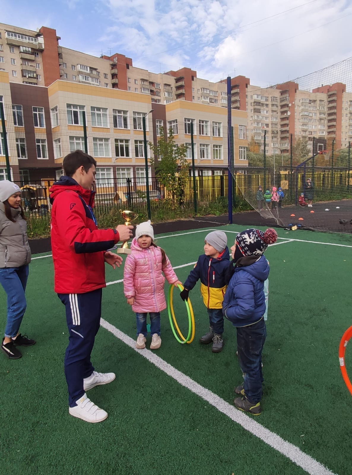 Веселые старты для детей Василеостровского района